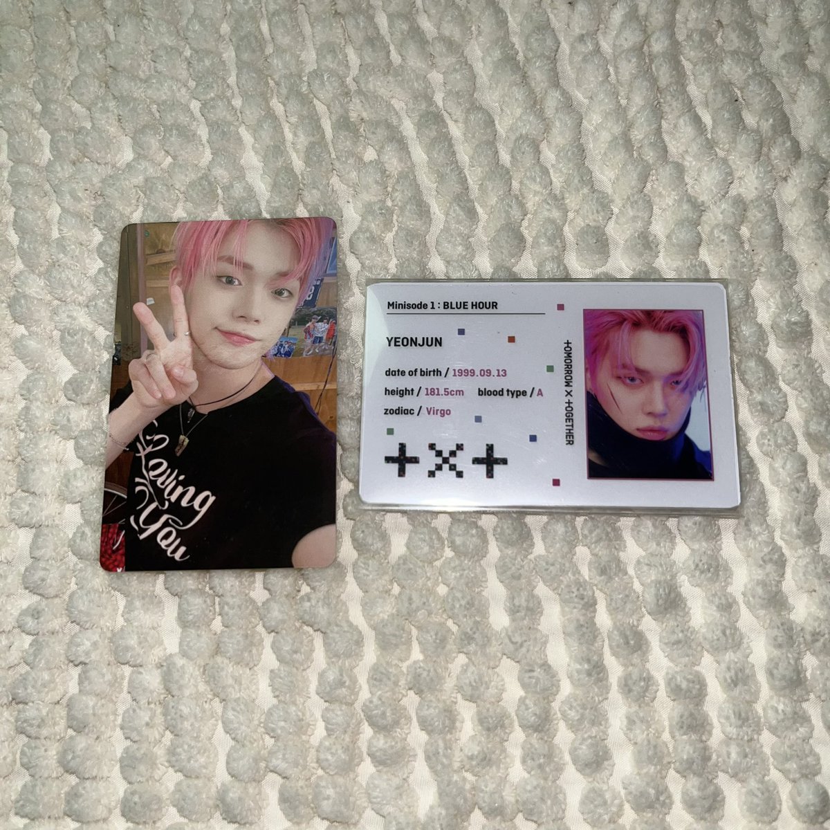 01HAULS's tweet photo. 🗯 #nbzsells #nbzQS: wts lfb tomorrow x together txt yeonjun 2021 season’s greetings sg blue hour vr pc ph

𓏸 yj pink hair set for P380 (+packaging fee) https://t.co/cKjtjuErnX