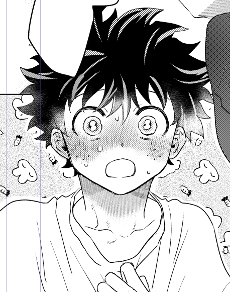 今回お気に入りはスパダリ彼氏にとまどってるデくんと寝起きでぐずってるバブちゃんデくん 