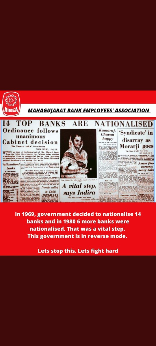 mryashsinghal's tweet image. राष्ट्र हित= राष्ट्रीयकरण
निजी हित = निजीकरण #PublicBanksNotForSale