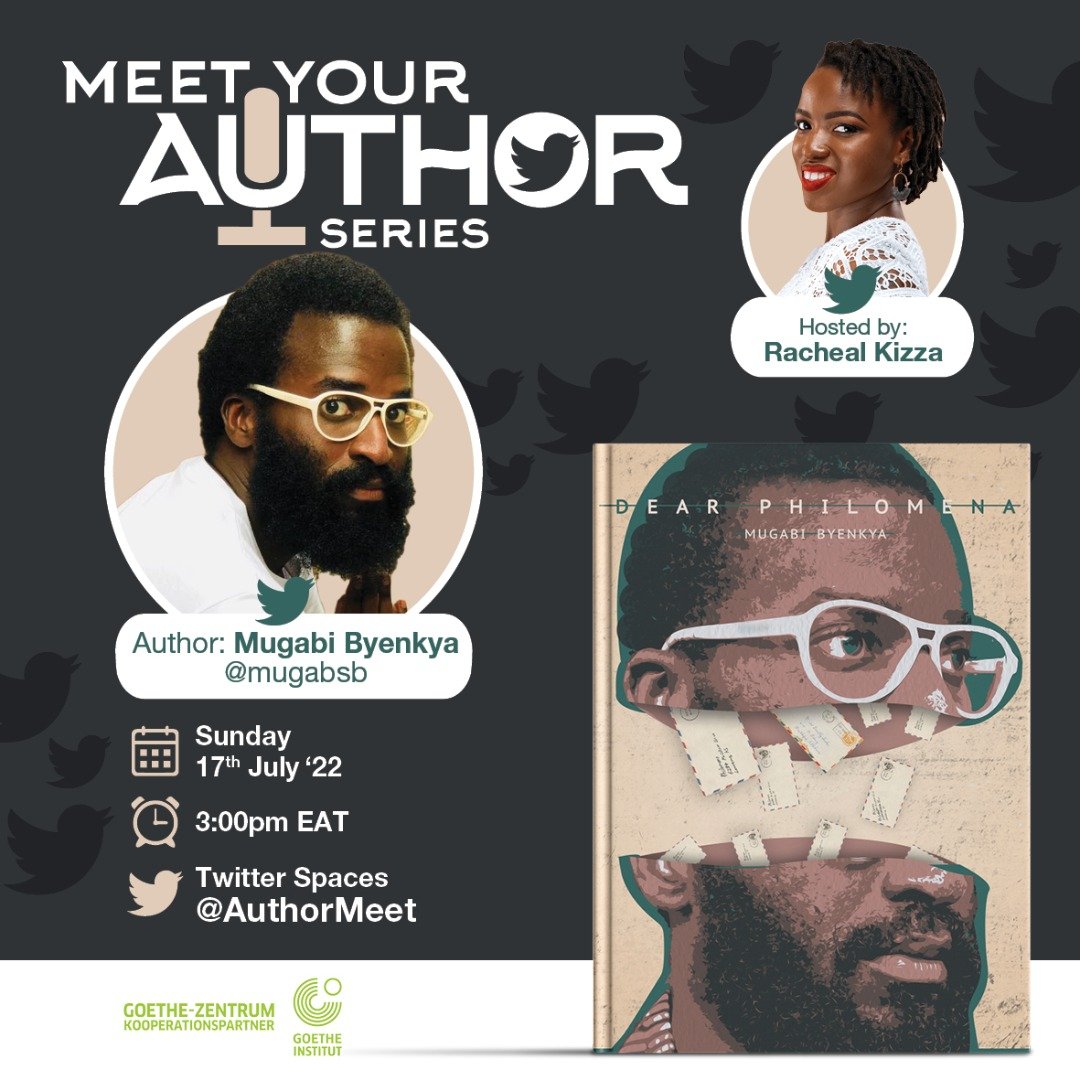davidkangye's tweet photo. Today on #MeetTheAuthor Twitter Space Series, @rachealkay29 will be in conversation with @mugabsb. I am excited about this. They'll be talking about Mugabi's phenomenal book #DearPhilomena.
Here is a #blogpost I wrote about about Mugabi and his work.
https://t.co/yuFUURvV0S https://t.co/NAn3vfbCoq