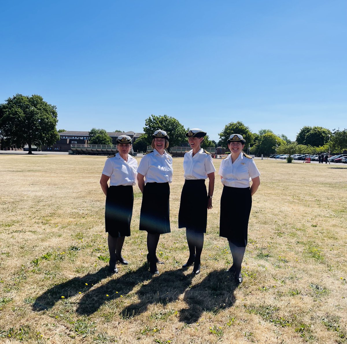 SheridanDani's tweet photo. These women have made history as all 4 of the Royal Navy’s major training camps are commanded by females for 1st time. I intv them at HMS Collingwood last wk &amp; they have BIG plans to make ⁦@RoyalNavy⁩ more female friendly 💅🏻 💪🏻 https://t.co/SNt7TsCsCS https://t.co/XBsSD9Mrkz