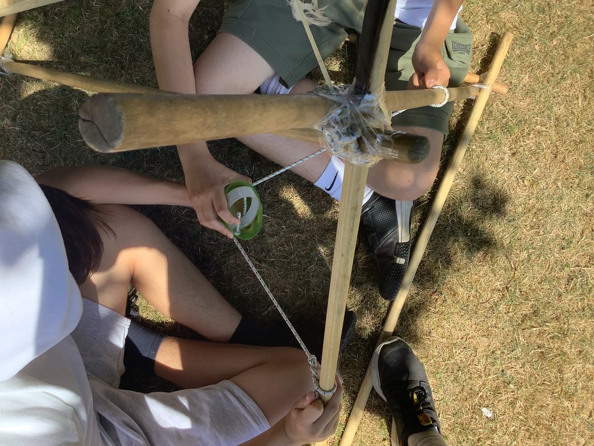 sgs_character's tweet photo. A student's catapult from the the apprentice challenge in year 10 ERA week https://t.co/Eo5xaCS65R