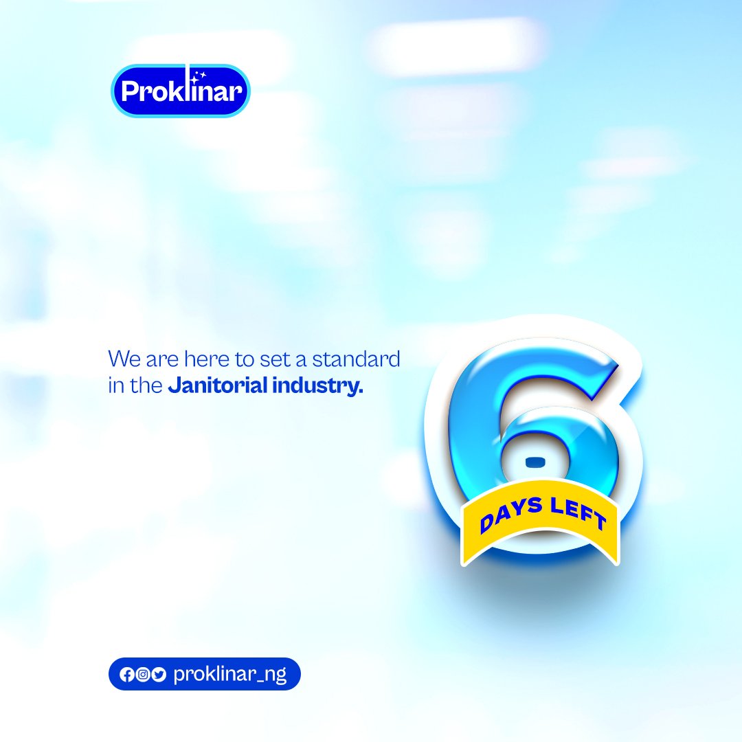 proklinar_ng's tweet photo. Think Proklinar_ng, think quality and premium cleaning services. 

#proklinar_ng #cleaningagency #cleaningagencyinlagos #janitorialservices #janitorialcleaning https://t.co/9CFyvA6HuV