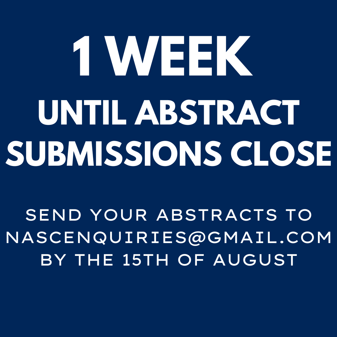 nascaustralia's tweet photo. 1 week until abstracts close for NASC22! Send your abstracts to nascenquiries@gmail.com to present at the National Archaeology Student Conference for 2022! 💙💙💙

#NASC22 #ReclaimRestoreRevolutionise https://t.co/OUg8vHekfB