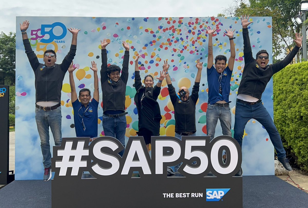Mohammed Anzy S (@anzieee) on Twitter photo It’s a wrap ! Had a blast celebrating #sap50 Anniversary with stars at <a href="/saplabsindia/">SAP LABS INDIA</a> 😍 <a href="/LifeatSAP/">Life at SAP</a> It’s a wrap ! Had a blast celebrating #sap50 Anniversary with stars at <a href="/saplabsindia/">SAP LABS INDIA</a> 😍 <a href="/LifeatSAP/">Life at SAP</a>