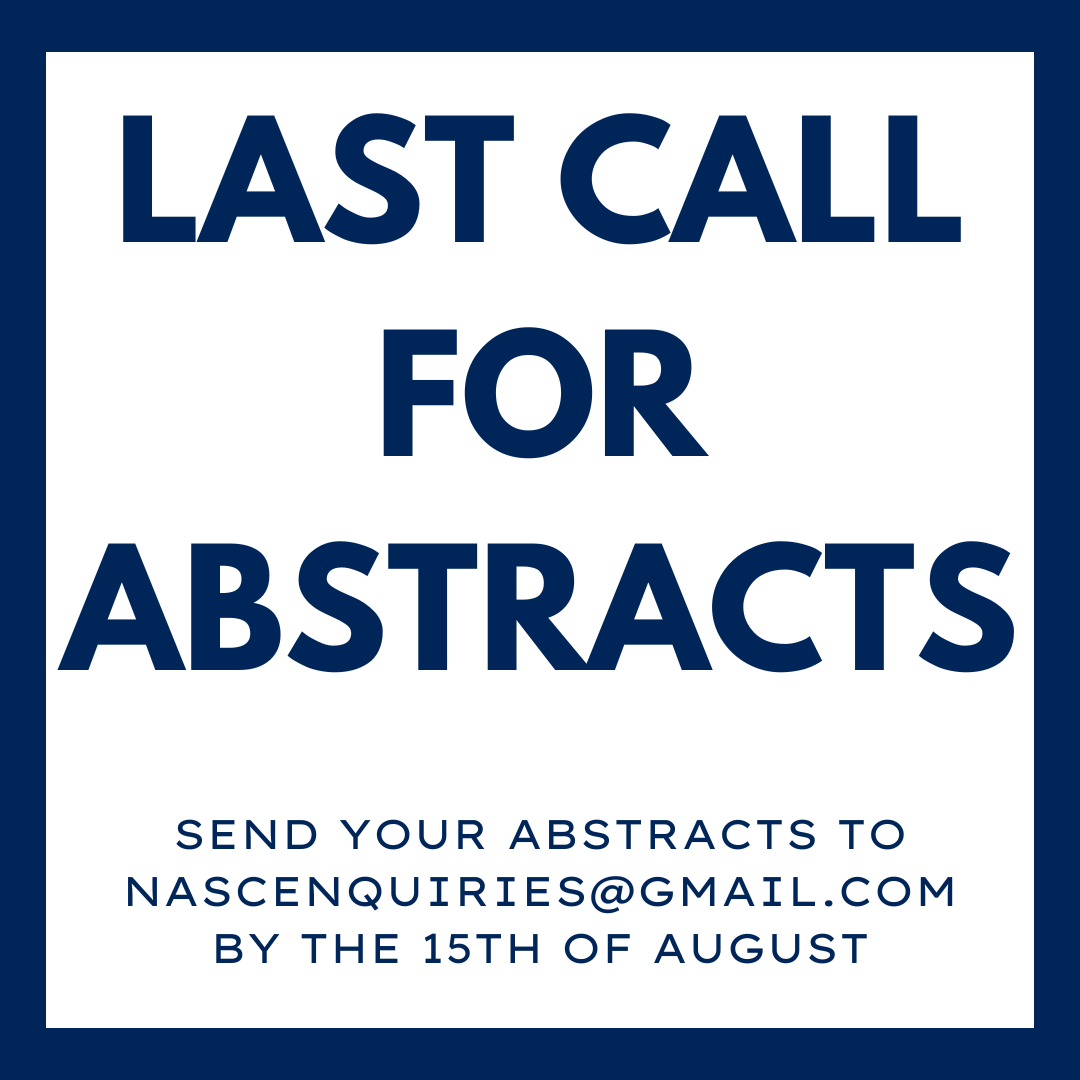 nascaustralia's tweet photo. LAST CALL FOR ABSTRACTS! 

Abstracts for NASC22 close midnight tonight, send your abstracts through to nascenquiries@gmail.com 

#NASC22 #ReclaimRestoreRevolutionise https://t.co/nCg8xQZklH