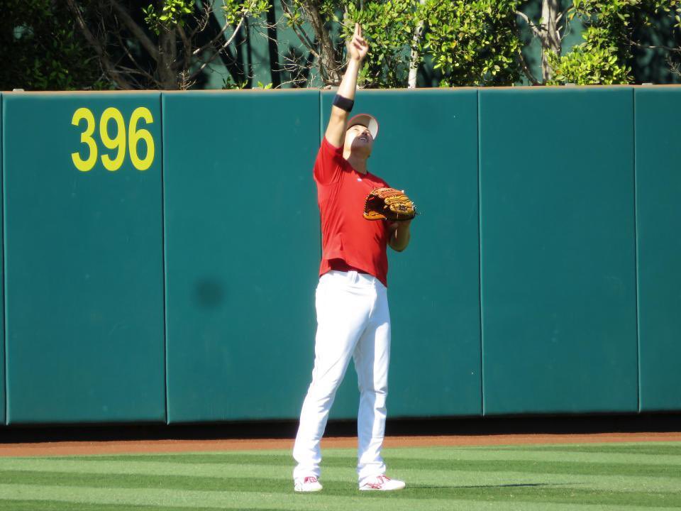 shoheisaveus's tweet photo. Shohei Ohtani really enjoyed the OF life https://t.co/bxAQ9aU7ay