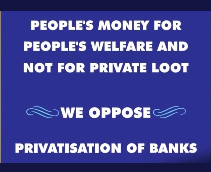SAY NO TO BANK PRIVATISATION #banksnotforsale