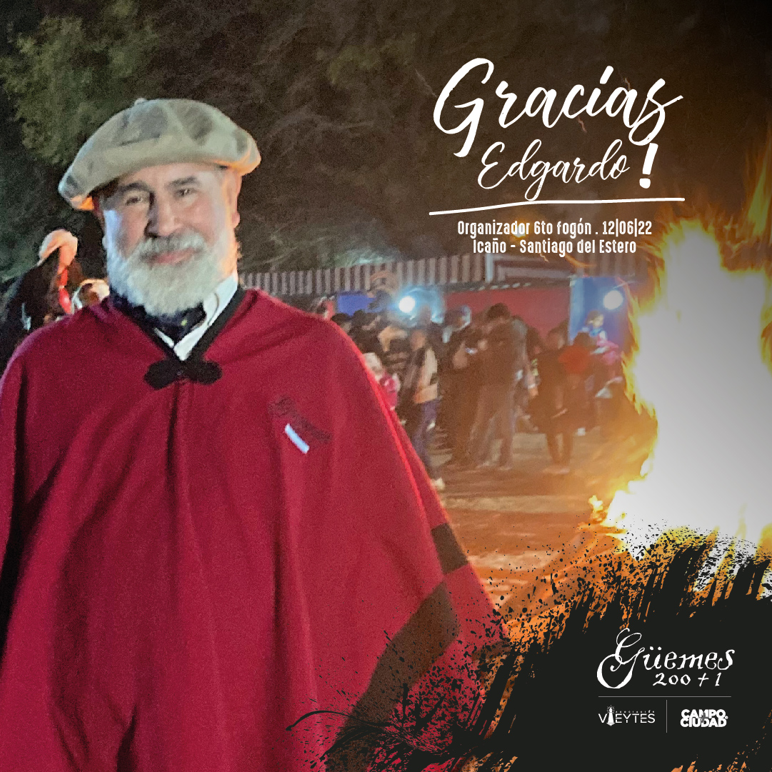 CampoMasCiudad's tweet photo. ¡Gracias, Edgardo, por lograr que una ciudad entera esté presente en el fogón de Icaño!

#Güemes200más1 @erovea https://t.co/M2wVcjtzXX