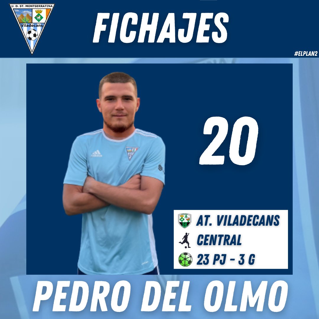 udsectorm's tweet photo. FICHAJES | ✍️

💙 Conoce el campo y los jugadores, era inevitable que acabara demostrando que tiene el corazón azul. Pedro del Olmo (@gilicolgado) liderará la zaga de los del plan.

#VamosSector #ElPlan2 https://t.co/dtmAMimN8k