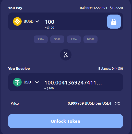 cappyz's tweet photo. First of all, the swap rate is very competitive. To compare with many DEXs which I've use before, @WombatExchange has provide me a good swap rate.
As my example on the picture Wombat has really provide the good rate
#stableswap #BNBChain #WombatTwitterThread https://t.co/6KQmp6WqEJ