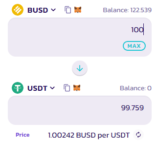 cappyz's tweet photo. First of all, the swap rate is very competitive. To compare with many DEXs which I've use before, @WombatExchange has provide me a good swap rate.
As my example on the picture Wombat has really provide the good rate
#stableswap #BNBChain #WombatTwitterThread https://t.co/6KQmp6WqEJ