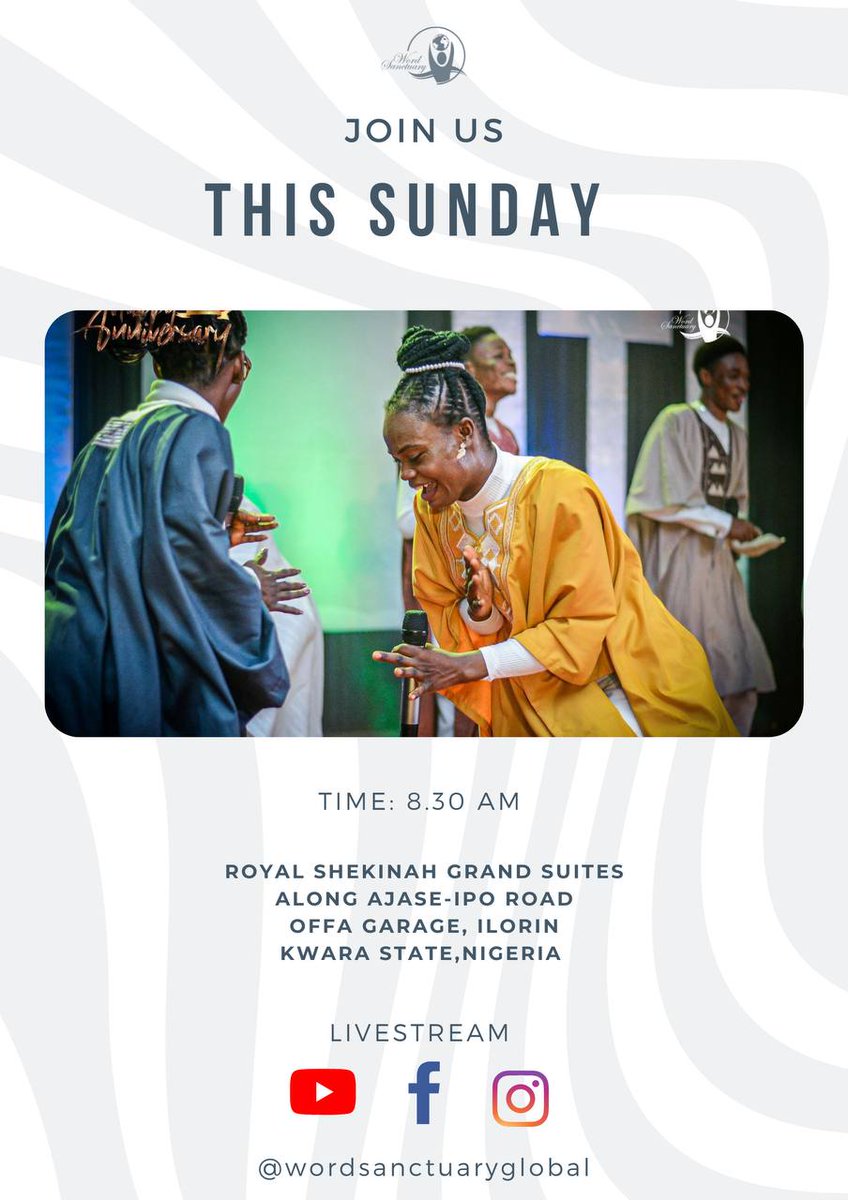 nesworldproduct's tweet photo. Weekends are the most anticipated time of the week for several reasons. For me, it's because I get to know more of God through His Word.
Join me tomorrow by 8:30am on YouTube, Facebook and Instagram @wordsanctuaryglobal to know more of God. https://t.co/y5hl23Dy37