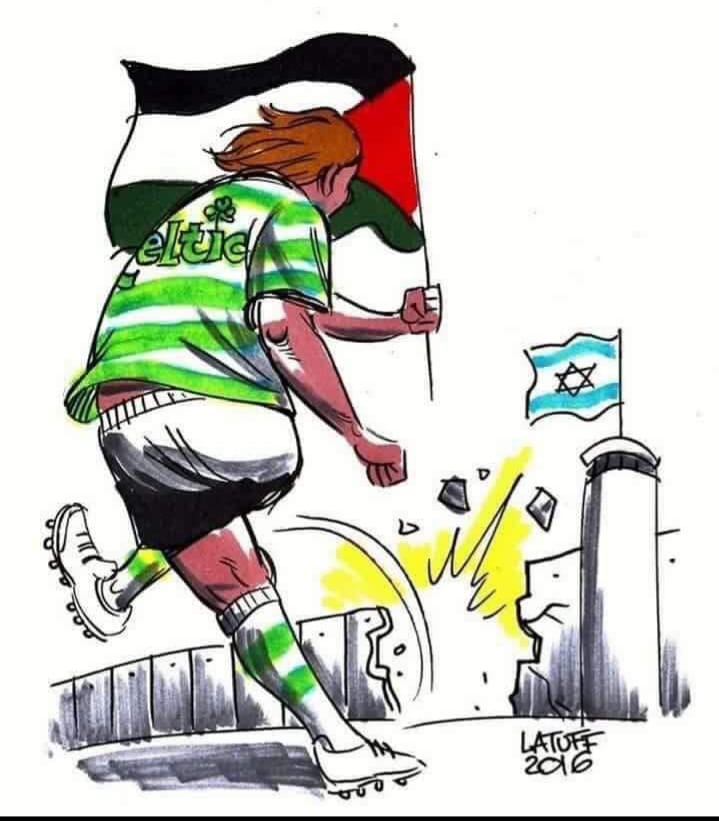 GLASGOW CELTIC SUPPORTERS  STILL STAND WITH PALESTINE  !! PRAY FOR GAZA   FREE PALESTINE  HAIL HAIL  UP THE HOOPS  🇵🇸🇵🇸