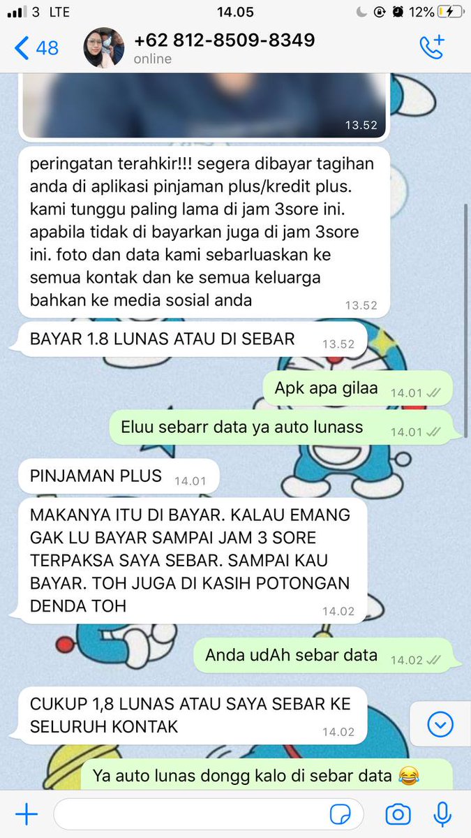 angela_pangestu's tweet photo. DC Pinjol PINJAMAN PLUS meyebarkan data nasabah.

Status platform ILEGAL.

BAGI NASABAH YANG SUDH MEMINJAM DI PINJAMAN ONLINE ILEGAL TAK PERLU LAGI DI BAYAR.

Solusi mengatasi jeratan hutang online silkan joint di grup
https/t.me/toolspinjol

#UsirPinjol #ToolsPinjol https://t.co/1GdSBCN2AF