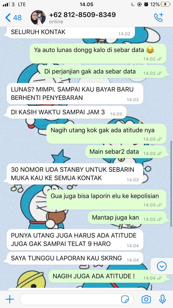 angela_pangestu's tweet photo. DC Pinjol PINJAMAN PLUS meyebarkan data nasabah.

Status platform ILEGAL.

BAGI NASABAH YANG SUDH MEMINJAM DI PINJAMAN ONLINE ILEGAL TAK PERLU LAGI DI BAYAR.

Solusi mengatasi jeratan hutang online silkan joint di grup
https/t.me/toolspinjol

#UsirPinjol #ToolsPinjol https://t.co/1GdSBCN2AF
