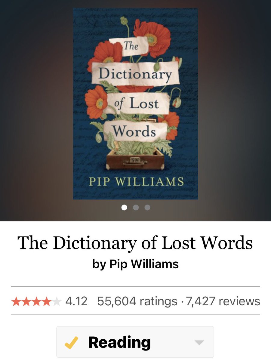 Latest book pick. Nearly finished. #TheDictionaryOfLostWords #PipWilliams #audiobook