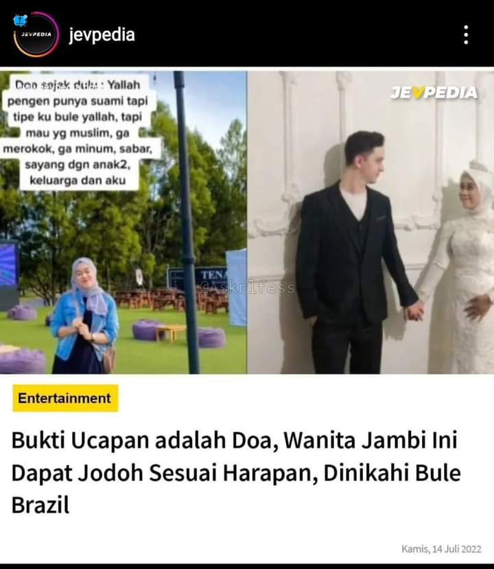 Askrlfess's tweet photo. [askrl] bismillah suami anime https://t.co/px5O8xZqXe
