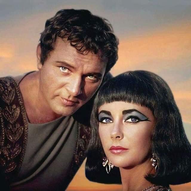 Elizabeth Taylor y Richard Burton - **Cleopatra 1963** #belleza