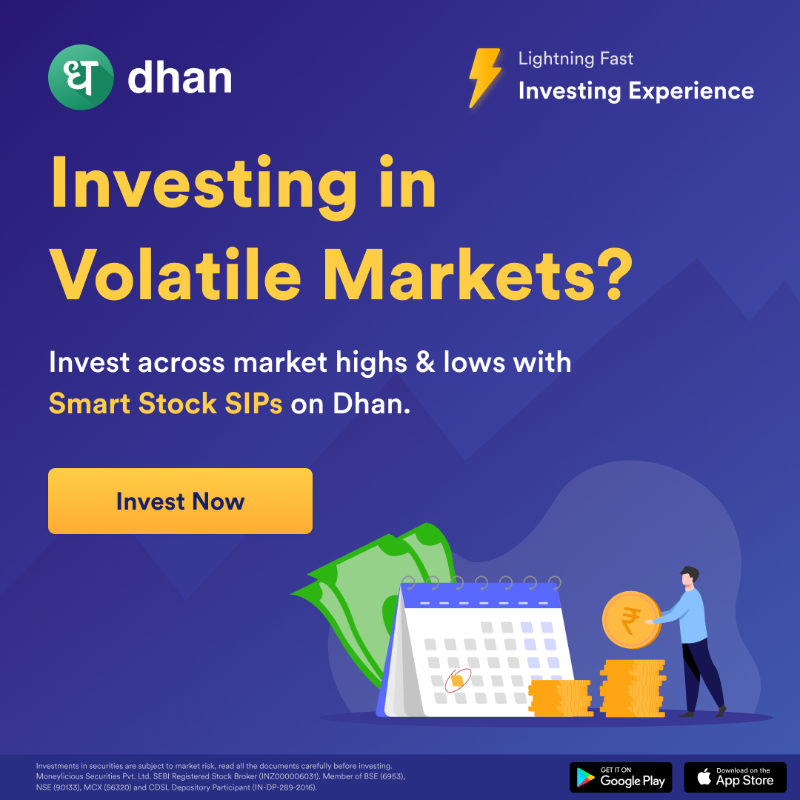 DhanHQ's tweet photo. Don't stress about timing the markets. Start your investment journey with SIPs on Dhan. 🔥