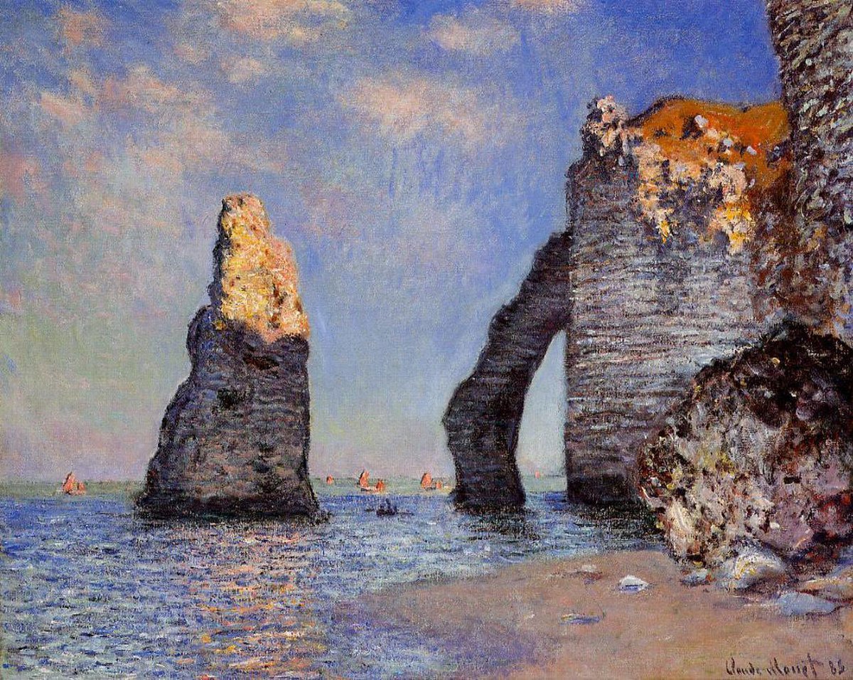 Claude Monet's seascape paintings