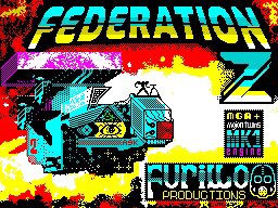 TLtwg's tweet photo. #ZXSpectrum #art by #iadvd &amp; #molomazo
Left picture: Federation Z
Top left: Flappy Clive
Bottom left: The Doom of the Pond https://t.co/O9fAIRWiiQ
