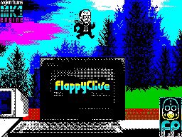 TLtwg's tweet photo. #ZXSpectrum #art by #iadvd &amp; #molomazo
Left picture: Federation Z
Top left: Flappy Clive
Bottom left: The Doom of the Pond https://t.co/O9fAIRWiiQ
