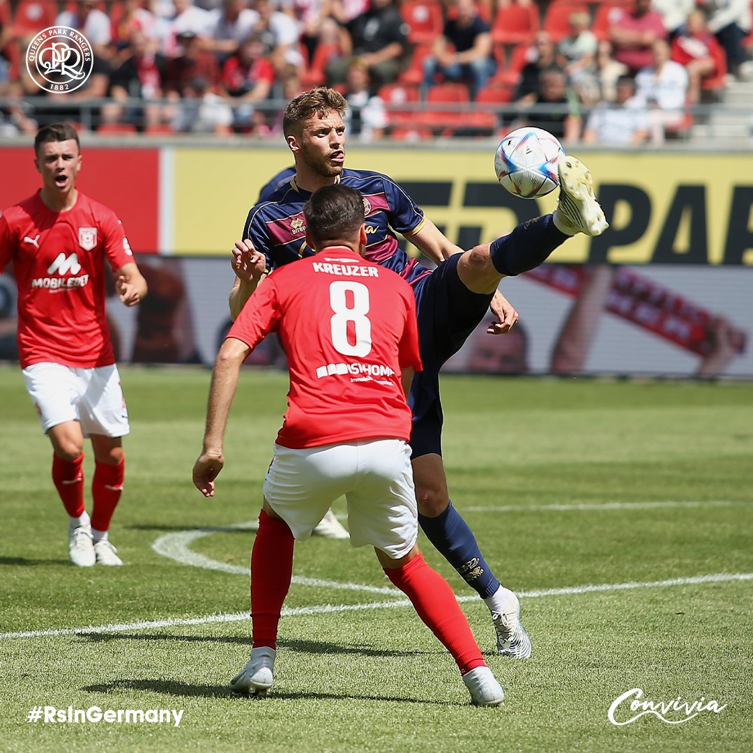 QPR's tweet photo. 📺 Every minute from Hallescher.

The 𝗳𝘂𝗹𝗹 𝟵𝟬 are now on https://t.co/tR3Gze8u6W ⏯

#QPR | #RsInGermany