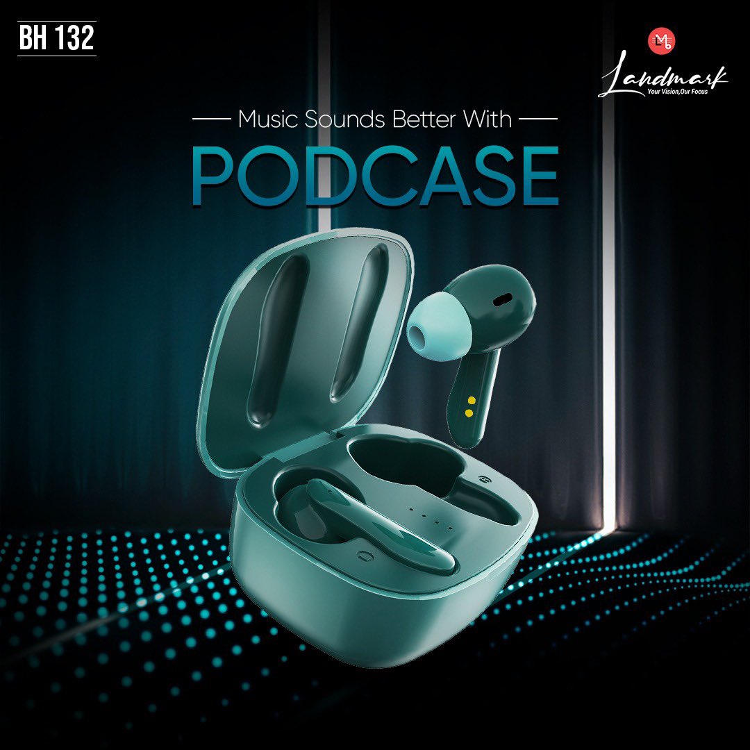 LandmarkMuzik's tweet photo. A whole new listening experience awaits you
#XperienceSound #LandmarkMusic #LandmarkMuzikAccessories #mymusicmylandmark #Wireless #WirelessEarbuds #longlastingbattery #musicaccessories #podcase https://t.co/dEl6kXCkVR