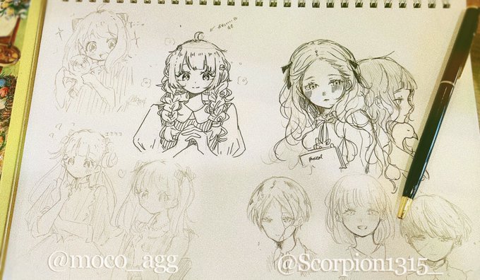 〚Request〛I drew a picture with my friend @moco_agg 
