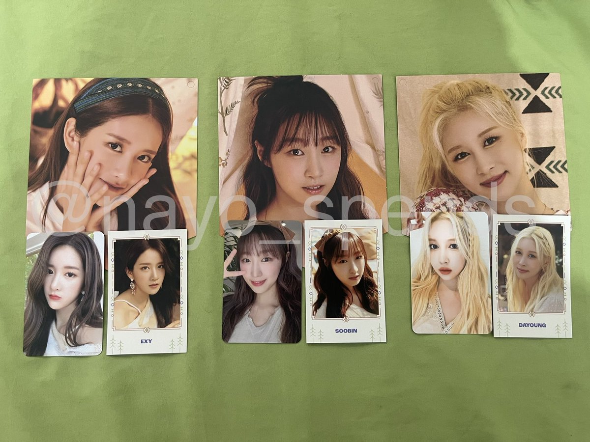 nayo_spends's tweet photo. 2022 seasons greeting sg
wts lfb wjsn ph onhand

🪴 member set (exy, soobin, dayoung)
— ₱250 ea
— ₱700 if taking all https://t.co/jS5qOK08JF