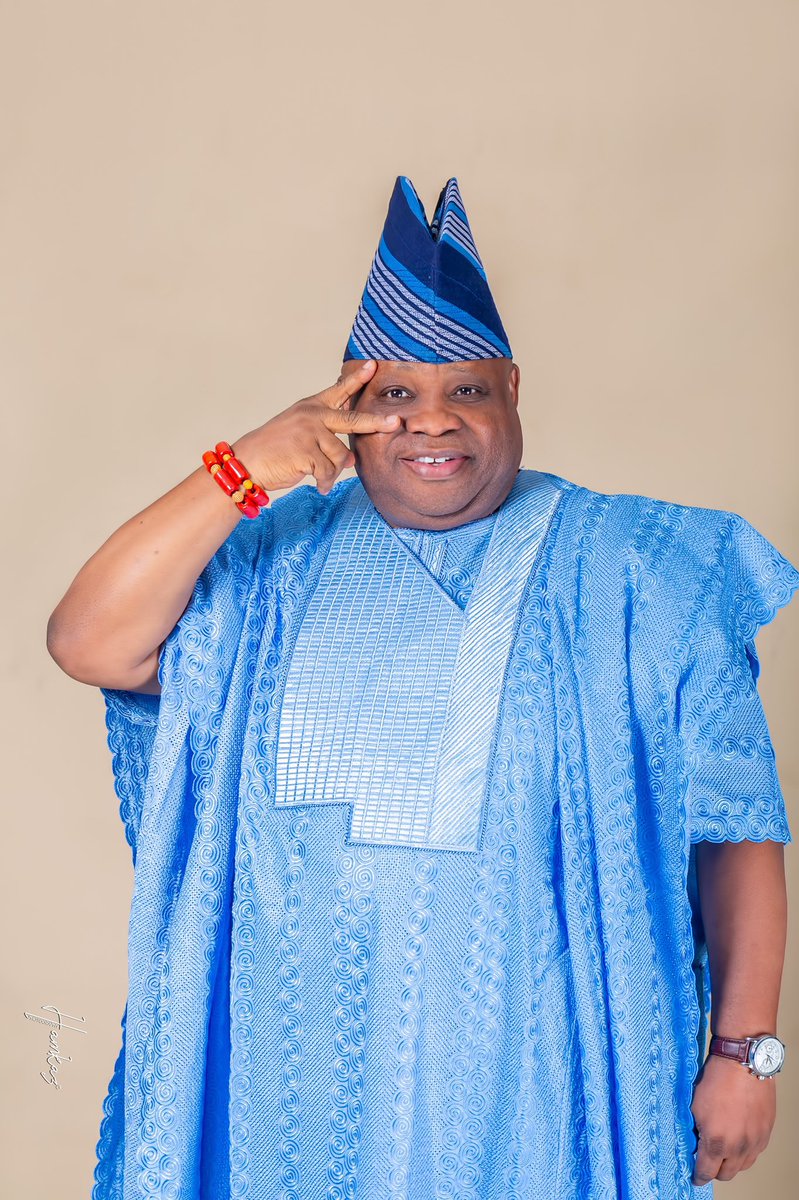 Ademola Adeleke said: I have brought light to Osun State. #osundecided 💡