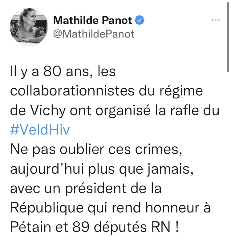 Infinie tristesse de constater que le 80e anniversaire de la rafle du Vel d’Hiv aura été pollué par les polémiques nées de cette provocation perverse.

Il est des êtres à l’âme si sale que tout ce qu’ils touchent, et les plus nobles causes même, en est irrémédiablement souillé