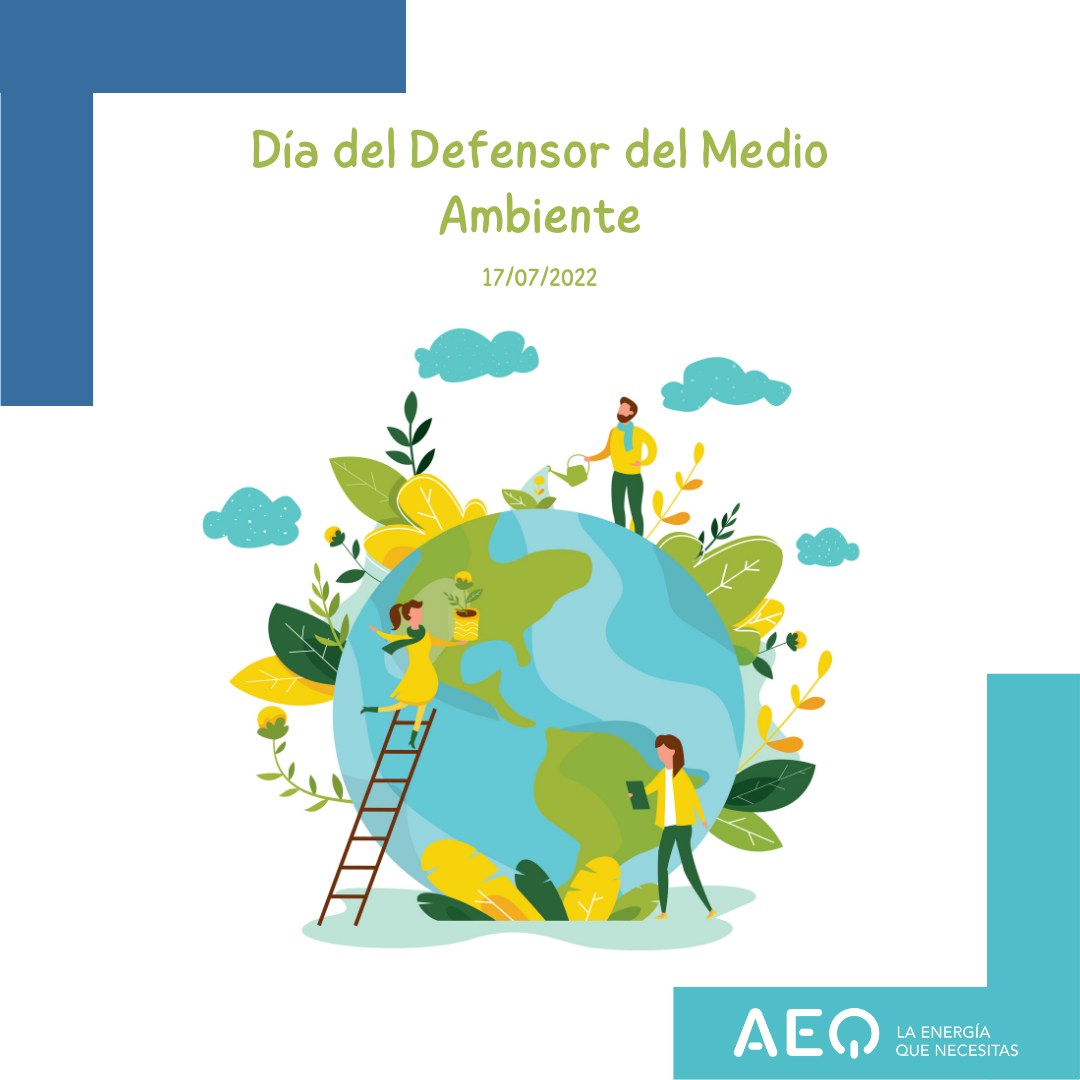 AEQEnergia's tweet photo. Hoy se celebra el Día del Defensor del Medio Ambiente para promover la concienciación sobre el cuidado del medio ambiente y en agradecimiento a todas las personas que ha dado su vida por la defensa de la naturaleza.
#medioambiente #naturaleza #defensordelmedioambiente https://t.co/ETATs2pJOF