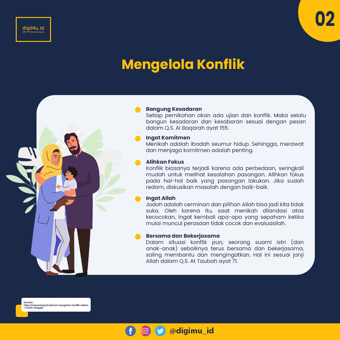 digimu_id's tweet photo. Sefruit nasihat untuk mengelola konflik di dalam rumah tangga. 

#DigiMuID #Muhammadiyah #Aisyiyah https://t.co/FTJYxlB2Wz