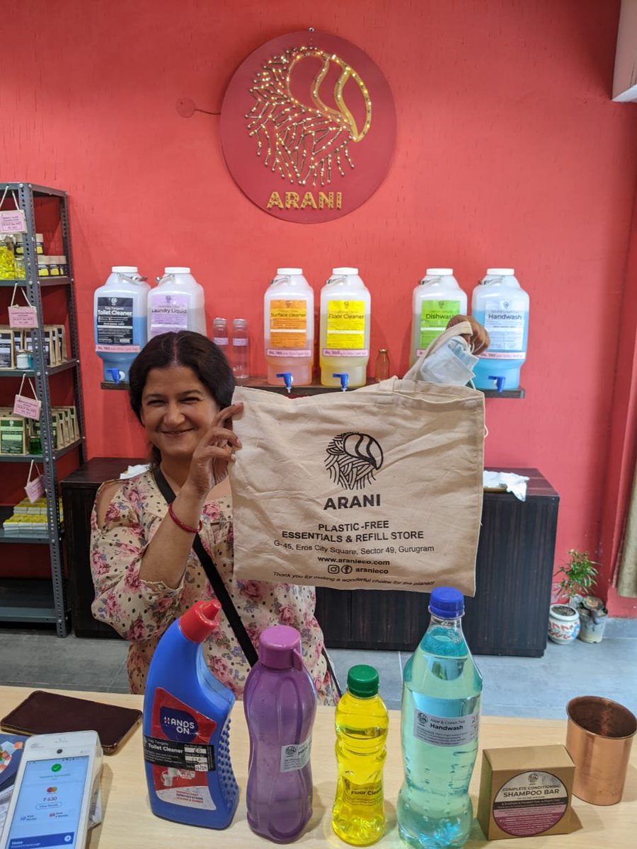 AraniEco's tweet photo. Join the growing community of #Gurugram re-fillers who #refuseSUP at #Aranieco and be part of #Refillution. Go #plasticfree for #PlasticFreeJuly and #SayNoToSingleUsePlastic #gurgaon #SUPBan #SingleUsePlasticban #plasticfreeIndia #circulareconomy #reuse #race4supfreeup
@moefcc https://t.co/xbZSMHy2CF