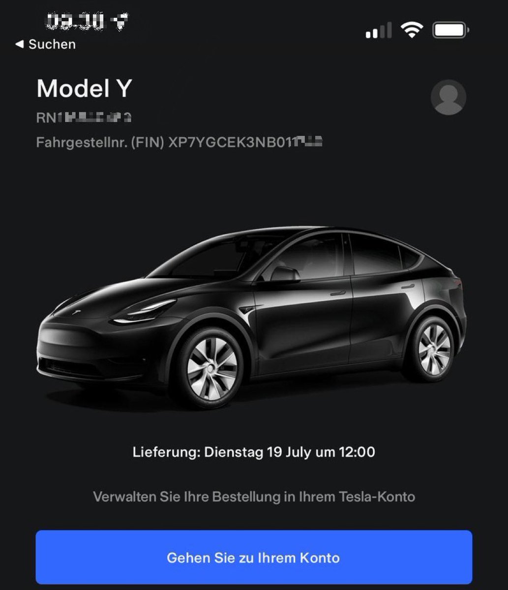 N628TS's tweet photo. A friend will have his #Tesla #ModelY LR MiG delivered next Tuesday in Germany. This will be one of the first #ModelYLR from Grรผnheide, #Gigafactory4. https://t.co/oxHKYIw45E