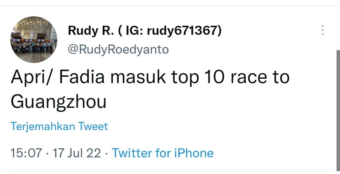 adde_saadah's tweet photo. @bhulukhuduktv Prifad kerennnn.... Fadia apri #SingaporeOpen2022  terharuuuuu terpenting di jauhkan dari cidera yaa kalian.. Sehat sehat... https://t.co/YJq3rSHul1