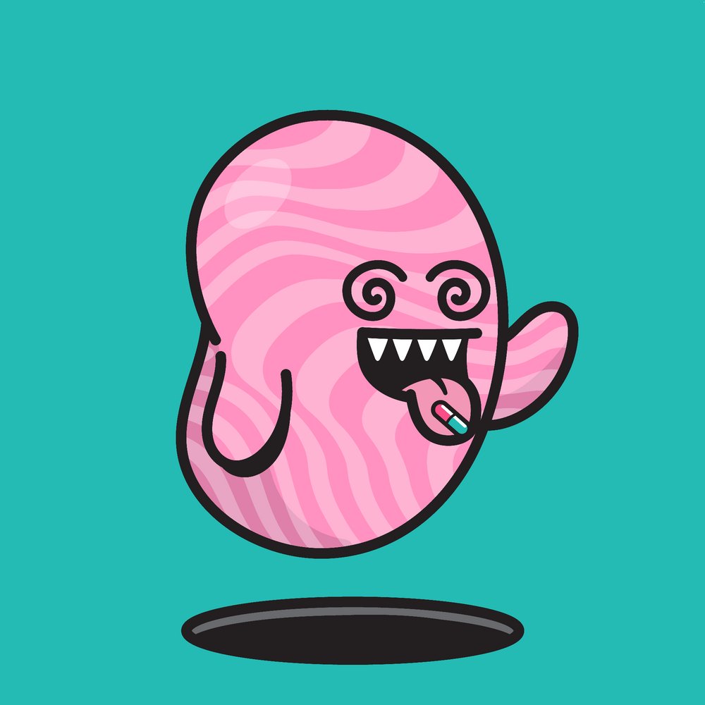 TEENSONACID's tweet photo. IT'S GIVEAWAY TIME!! 
It's been an amazing week so let's find this #beenzonacid a new home! I want to see your best #Astrokid or #AcidCat match for this lil beenz. I'll choose my fav in 24hours! https://t.co/21FGCqyCPd