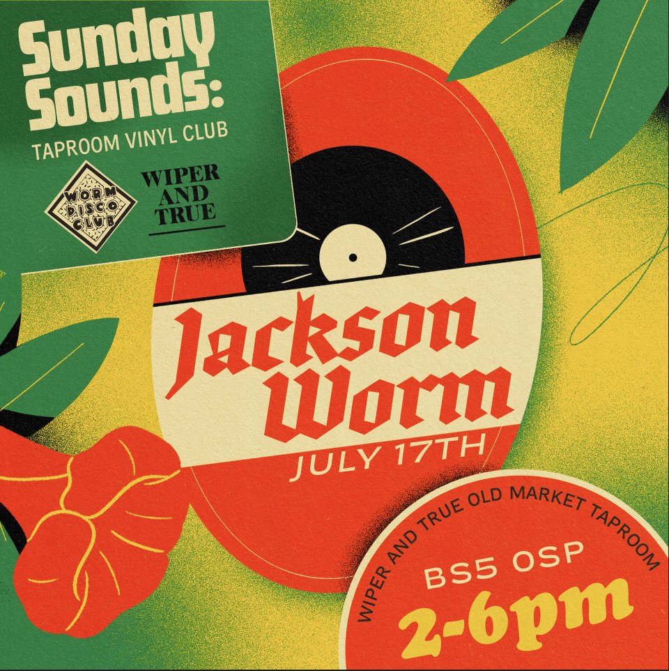 WiperAndTrue's tweet photo. SUMMER MAKERS MARKET | TODAY | 12-6PM | OLD MARKET

Ease into a perfect Sunday @wiperandtruetap, browsing beautiful stalls by talented local makers, and relaxing with a pint &amp; a sunshine-fuelled vinyl set from @WormDiscoClub who'll be spinning records from 2-6pm. https://t.co/AhUpnROQRZ
