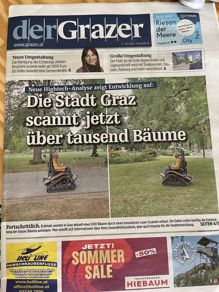 Bäume sind Leben und als Sauerstoff- und Schattenspender angesichts des Klimawandels immens wichtig! Je mehr Bäume desto besser.
Mein Ziel ist es, jeden Tag zumindest einen Baum zu pflanzen. Heuer haben wir bereits 400 gepflanzt.
Zum Artikel: bit.ly/3aJXJr7