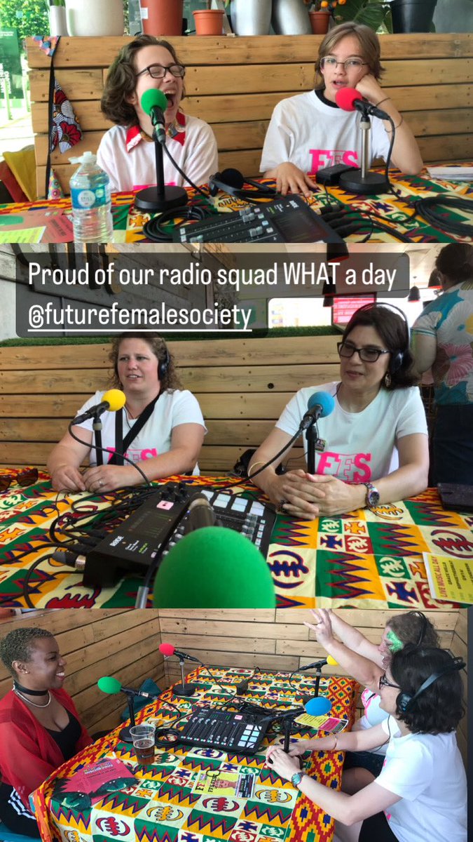 Caddy__T's tweet photo. Radio is ON @handgeI 😂👌👌
Massive props to everyone involved in #ffsfest @FFS1future at @CultCafeBar yesterday. Our #woman2womanradio crew had chats throughout the day & they smashed it 👏
Positive event, loads of audience & genuinely lush environment. Power to the community⚡️ https://t.co/3wHN7X7i8T