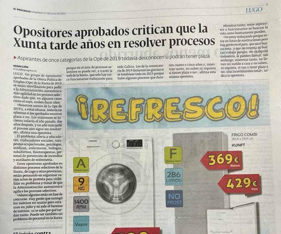 monicamoraanido's tweet photo. A ver si visibilizando un problema tan importante para mucha gente,entre la que me incluyo. 3 años y medio esperando...#XuntaResolucionOPEsXa https://t.co/OCsqKUJqKP