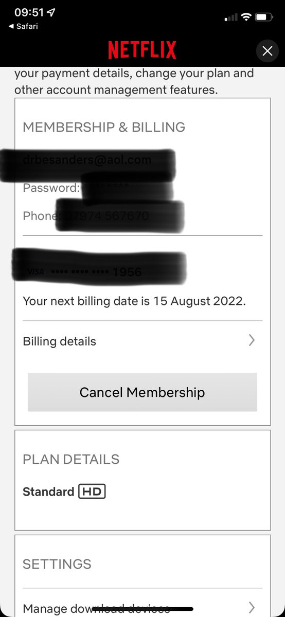 backtoblack5's tweet photo. @NetflixUK - hey there, I’m trying to update my account to get 4K/ATMOS - but when I go into my account there’s no option to change from the current setting https://t.co/gisu9KnP9i