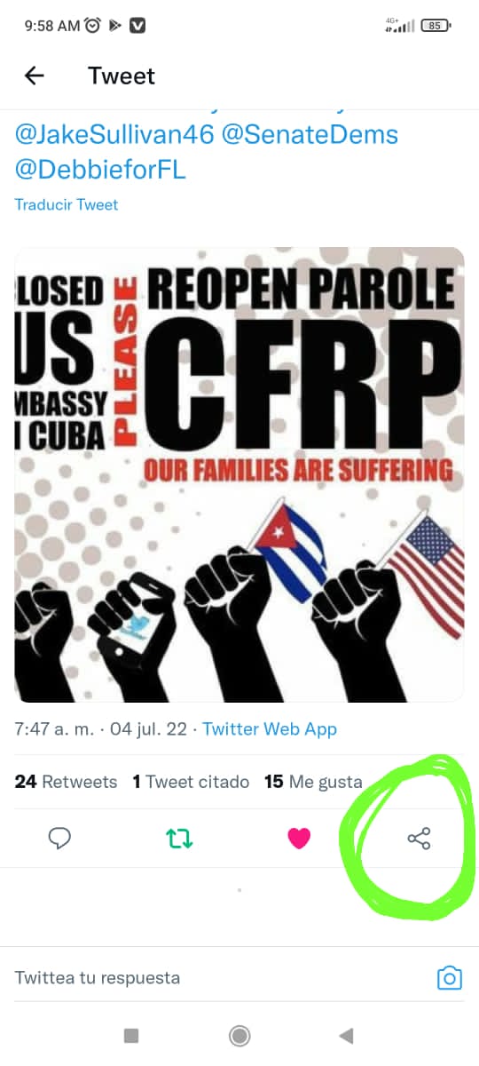 YesikaDovales's tweet photo. Necesitamos reapertura de los servicios consulares en  la Habana yaa nuestras familias nos necesitan y nosotros a ellos , porque tanta espera somos hijos de Dios también 🙏 🙏 https://t.co/rVyadyy5ZO
