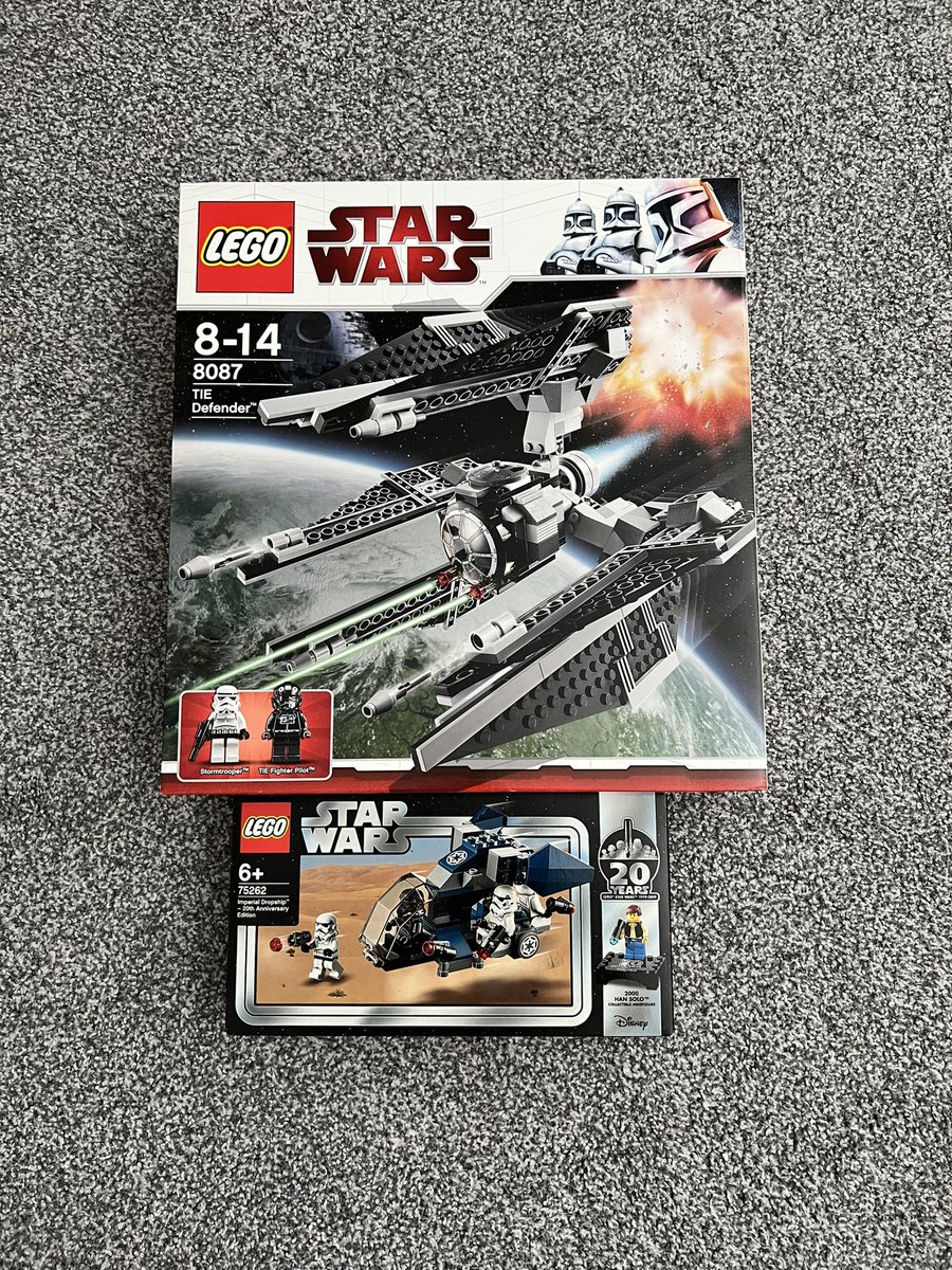 Got these two sets sealed in the mail recently 👀