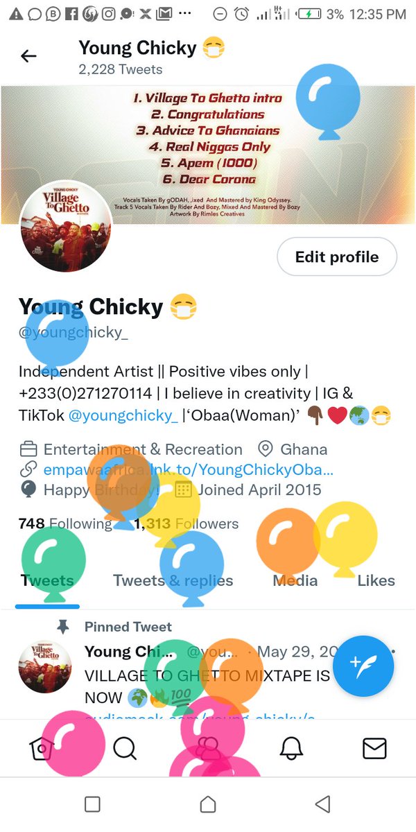 youngchicky_'s tweet photo. +1🎂 today. Grateful 🙏 for life. Happy birthday 🎂 to me #MAAPON 😷
📸 @Procrisphotoz https://t.co/cvcmN1vd6Z