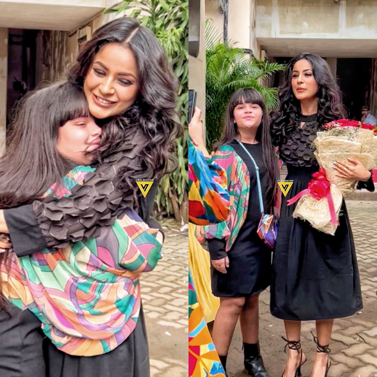 #Shehnaazgill with little fan 😍💃🔥 <a href="/viralbhayani77/">Viral Bhayani</a>