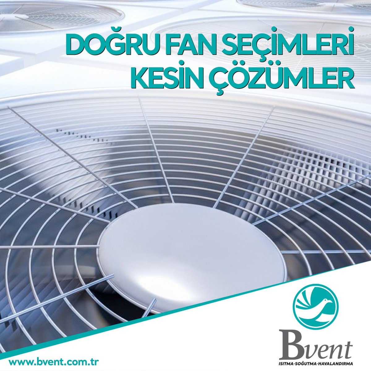 "Doğru Fan seçimleri ile doğru iklimlendirme ve havalandırma çözümleri.

Fan Çeşitleri, Klima Santralleri, Hava Perdeleri, VRF ve VRV Sistemleri ve daha nice havalandırma ve iklimlendirme çözümlerimiz ile siz değerli profesyonellerin hizmetindeyiz.

#bvent #bventmühendislik