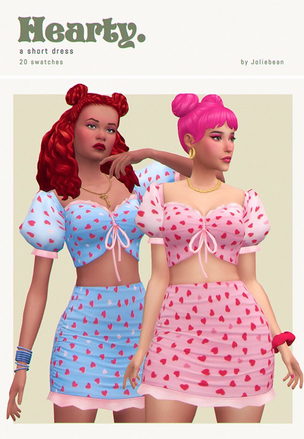 Sims4Mod's tweet photo. ✨Hearty - a short dress by Joliebean✨

Link : https://t.co/p9Kp32NK7D

#ts4 #thesims #thesims4 #thesims4cc https://t.co/wtwYtun6e7